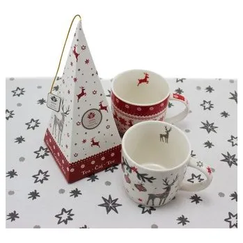 HOME ELEMENTS Ubrus 90*90, šedý sobík