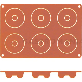 Potravinová fólie Silikonová forma "Savarin", 72x23 mm | CONTACTO, 6631/726