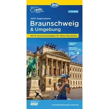 ADFC-Regionalkarte Braunschweig und Umgebung, 1:75.000, mit Tagestourenvorschlägen, reiß- und wetterfest, E-Bike-geeignet, GPS-T - Allgemeiner Deutscher Fahrrad-Club e.V. (ADFC)