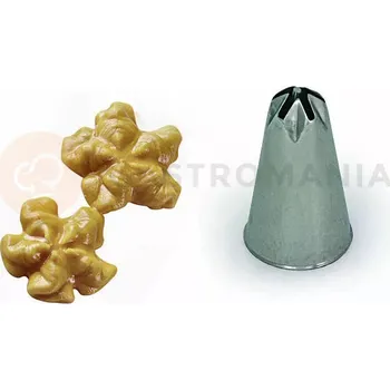 Výroba svíčky Cukrářská špička hvězda - 13 mm, 43 mm | SILIKOMART, Punte BX1013