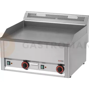 Kuchyňský gril Grilovací deska hladká 660x600x290 mm, 6 kW | REDFOX, FTH-60-EL