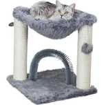 Trixie škrabadlo BAZA s lůžkem šedá 50cm