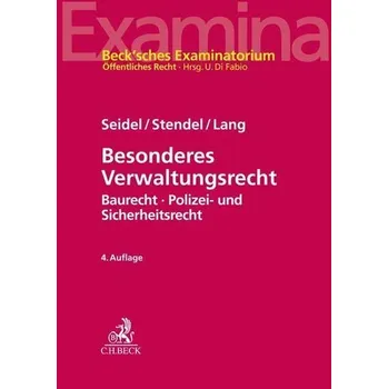 Besonderes Verwaltungsrecht - Seidel, Achim [DE] (2022, Brožovaná, Beck C. H.)
