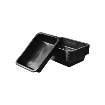 Miska jednodílná 227x178x50 - černá (opakovaně použitelná)