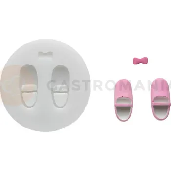 Výroba svíčky Forma na cukrovou hmotu SLK 219 - botičky, 28x10 mm | SILIKOMART, Sugarflex Baby Shoes