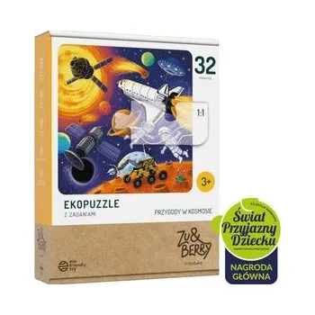 Puzzle Ekopuzzle dwuelementowe Przygody w kosmosie