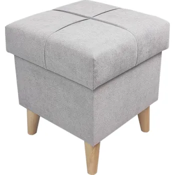 Taburet Taburet Dream 37 × 37 s úložným prostorem – šedý