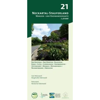 Odenwald Freizeitkarte Neckartal-Stauferland