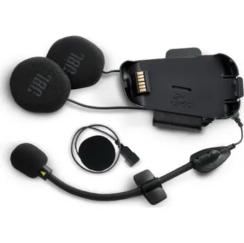 Interkom na motorku Cardo PACKTALK BOLD audio sada JBL pro druhou helmu