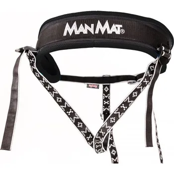 Obojek pro psa Manmat Opasek Canicross M červený okraj