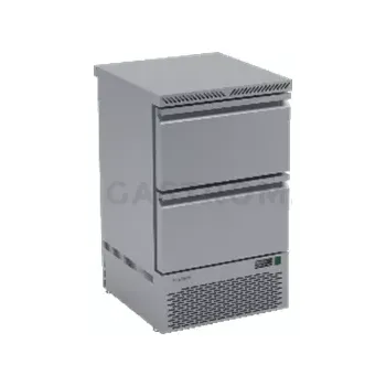 Mrazicí stůl kompaktní s agregátem a šuplíky 500x530x890 mm | DORA METAL, DM-S-95043.2