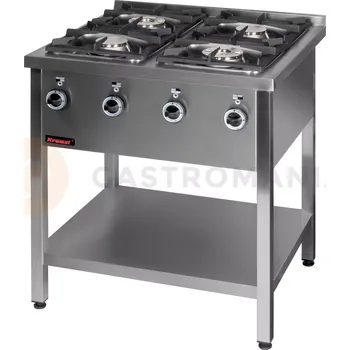 Plynová kartuše Plynové vařidlo s 4 hořáky | KROMET, 000.KG-4M