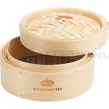 Servírovací stolek Košík bambusový na vaření v páře, průměr 175 mm | CONTACTO, 4852/175