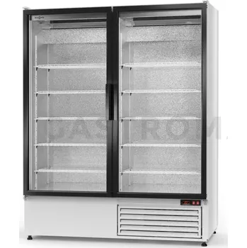 Lednice Chladící skříň jednostranně prosklenná s křídlovými dveřmi, dolní agregát, 3 kl., nerezový vnitřek, 1600x720x2000 mm | RAPA, SCh - S 1600