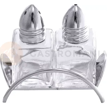 Zavařovací pomůcka Mini slánka/pepřenka na chromovaném podstavci 75x35x70 mm | CONTACTO, 1429/222