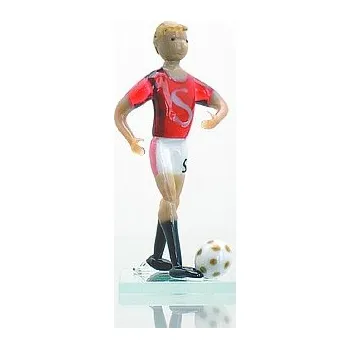Fotbalista Sparta Praha ze skla 11cm