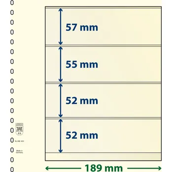 Obal pro sběratelský předmět Lindner 802400 - 4 kapsy (52 mm) Velikost balení: 1 ks