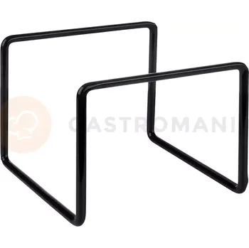 Stojan na sedlo Kovový bufetový stojan na nádobí 16x16,5x14,5 cm | APS, 33279