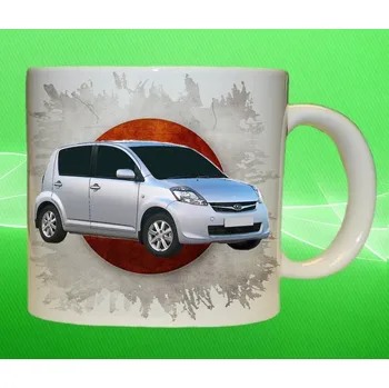 hrnek Subaru Justy Hatchback 550ml (hrneček s osobním autem )
