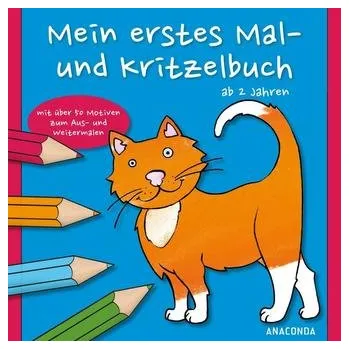 První čtění Mein erstes Mal- und Kritzelbuch