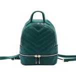 Gregorio L31137-9 tmavě zelený mini dámský kožený batoh 3l