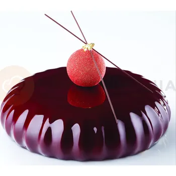 Kuchyňská sůl Silikonová forma na 3D dezert - 180x47 mm, 1000 ml - KE013S | PAVONI, Plissee