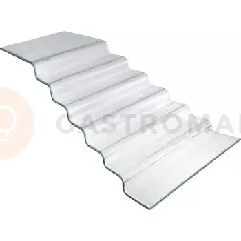 Servírovací stolek Bufetové 7-stupňové schody, průhledné | FINE DINE, 429730