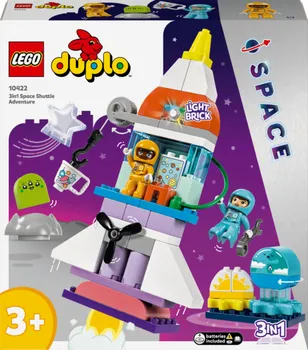 Stavebnice LEGO LEGO Duplo 10422 Vesmírné dobrodružství s raketoplánem 3v1