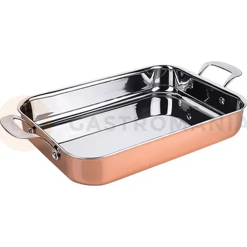 Servírovací stolek Pekáč třívrstvý bez víka, 5,2 l, 350x250x60 mm | CONTACTO, 8774/350