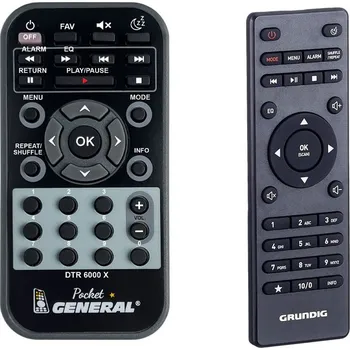 Dálkový ovladač GRUNDIG DTR 6000 X, DTR 5000 - dálkový ovladač duplikát