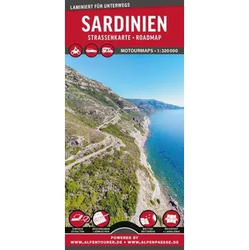 MoTourMaps Sardinien Auto- und Motorradkarte 1:330.000 - MoTourMedia
