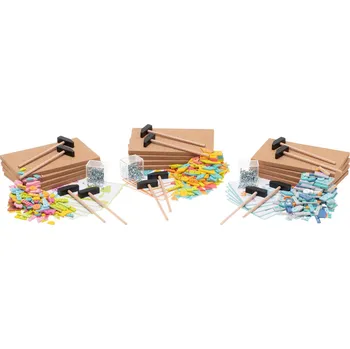 Dřevěná hračka Herní set Hammering (zatloukací hra)