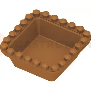 Čokoládová tyčinka Vložka - forma pro zařízení COOKMATIC a COOKMATIC SPECIAL pro 25 kusů o rozměrech 45x45x19 mm, kvádr | PAVONI, PIASTRAG