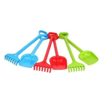 Hra na zahradu Zestaw łopatka + grabie MIX