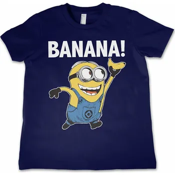 Karnevalový kostým Despicable Me tričko, Banana! Kids Dark Blue, dětské S velikost S věk (6 let)