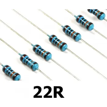 Rezistor Rezistor uhlíkový 0,25W 22 - 680 OHM, Hodnota rezistoru Rezistor uhlíkový 0,25W - 22 OHM