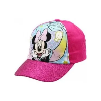 Kšiltovka Setino - Dívčí letní čepice / kšiltovka Minnie Mouse Disney - tm. růžová 52