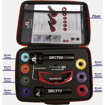Sada nářadí SBCT1322 sada pro čištění závitů šteftů kol 13-22 mm
