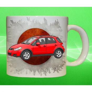 hrnek Suzuki SX4 150ml (hrneček s osobním autem Suzuki)