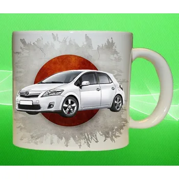 hrnek Toyota Auris HSD 150ml (hrneček s osobním autem TOYOTA)