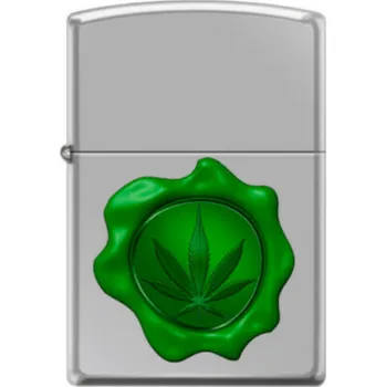 Zapalovač Zippo Wax Seal Cannabis Leaf 4352