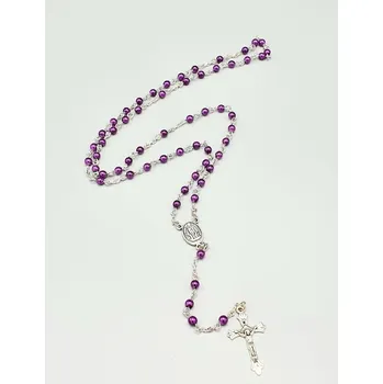 Růženec Růženec č.30 fialové perly