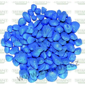 Tatrapet akvarijní písek 4 - 8 mm světle modrý 1kg