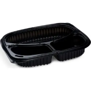 Dóza na potraviny Miska na jídlo černá 3-dílná (cena za 100ks)