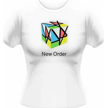 Dámské tričko New Order tričko, Rubix White, dámské M
