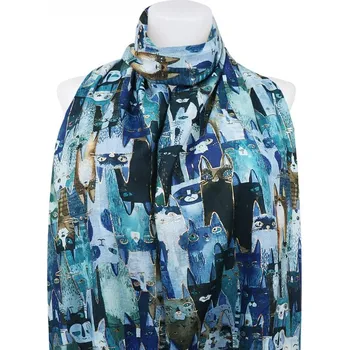 Šála Krásný teplý šál v 5 barvách, obdelníkový se zlatou nití