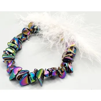 Náramek Dětský náramek Hematit aqua aura