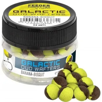 Boilies Carp Zoom Galactic Duo Wafters - 15 g/10 mm/Banán-Bisqiut