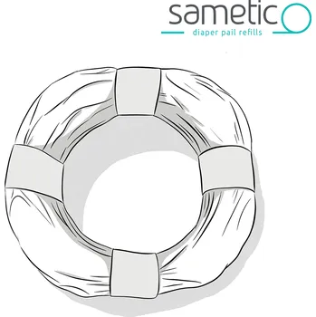 Koš na pleny Náplň Sametic do kazety koše Sangenic, Angelcare a dalších košů na pleny