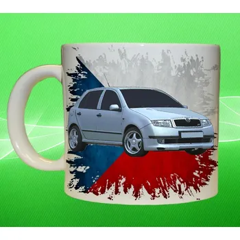 hrnek s autem České auta 12